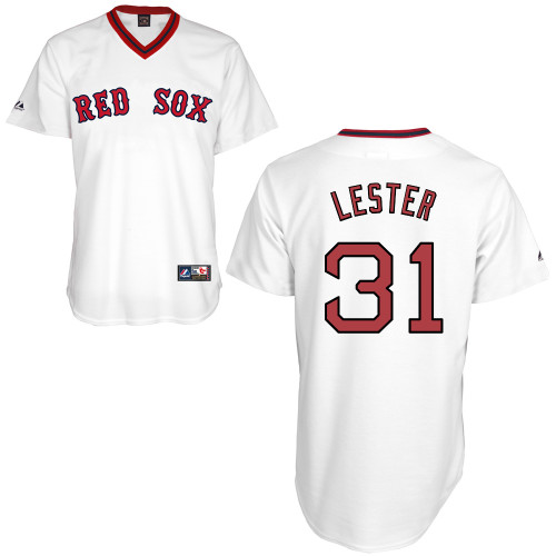 Jon Lester #31 mlb Jersey-Boston Red Sox Women's Authentic Home Alumni Association Baseball Jersey
